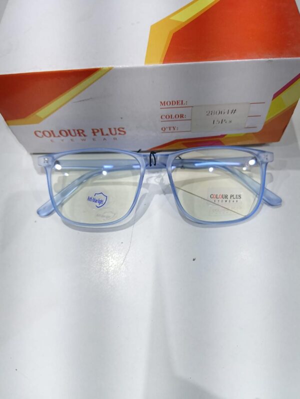 Colour Plus Retro Round Anti-Blue Light Glasses - Image 3