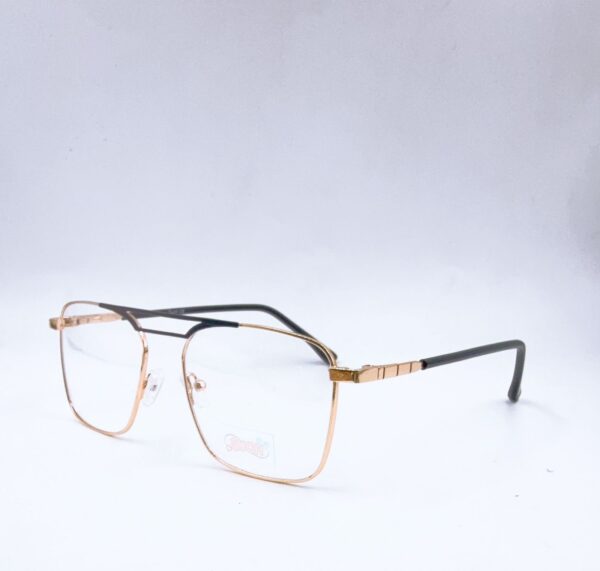 Metal Rectangle Eyeglasses – Lightweight & Sleek Design
