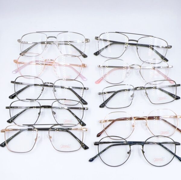 Metal Rectangle Eyeglasses – Lightweight & Sleek Design - Image 9